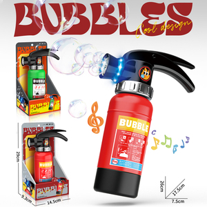 Pistola de Burbujas con Forma de Extintor de Incendios de 6 Orificios con Luz y Música para Niños, Juguete para Diversión al Aire Libre y Fiestas de Verano - Product Image 2