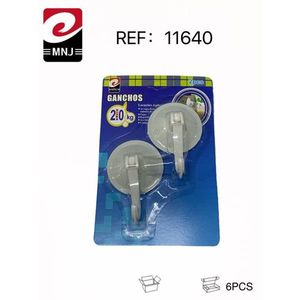 Mnj Suction Cup Hooks 210 Kg Capacity For Kitchen Bathroom Use 6 Pcs - Product Image 3