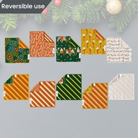Serviette de cuisine réutilisable écologique personnalisée pour Noël, en microfibre gaufrée, réversible, double face, impression numérique