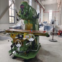 Fraiseuse universelle verticale manuelle X5032 220V à entraînement direct usine, conique de broche BT40, 30-1500 tr/min, usage moyen