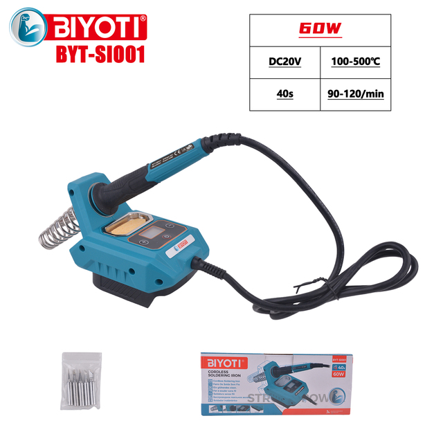 20v Portable 2 in 1 LCD Adjustable Temperature Soldering Station Mini Heating Fast Digital Cordless Soldering Iron Station
