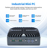 Mini PC de Escritorio Pequeño con Intel I7, 3 Puertos LAN, Windows 10, DDR4, SSD M.2 NVME para Negocios