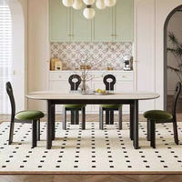 Table de salle à manger en bois massif Dream House de luxe avec 6 8 10 chaises en tissu Design moderne pour salles à manger Fabriqué en Chine Usine