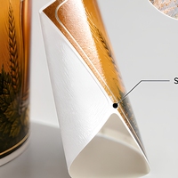 Étiquettes personnalisées pour bouteilles de bière artisanale, autocollants en vinyle imperméables, rouleaux d'autocollants adhésifs, impression numérique UV pour l'emballage des brasseries