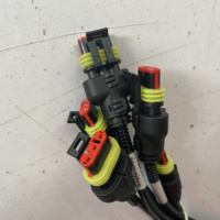 Connecteur TE, conducteur en cuivre, isolation en PVC, indice de protection IP67, 220V/110V, faisceau de câbles personnalisé, câble de commande ISOBUS