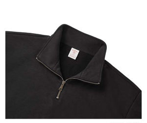 Sweat-shirts pour hommes à col montant avec fermeture éclair, logo personnalisé, streetwear, sweats à capuche à fermeture éclair pour streetwear et vêtements de sport - Product Image 4