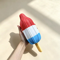 Nouveau design Jouets Squishy Géants en forme de Fusée et de Glace, Grands Sucettes Glacées à Rebond Lent, Jouets Anti-Stress à Presser, Cadeaux pour Enfants