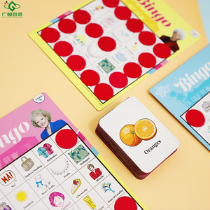 Hi-Q ที่กำหนดเองพิมพ์การ์ดเกมบิงโกและอุปกรณ์เสริมบิงโกเกมผลิต - Product Image 2