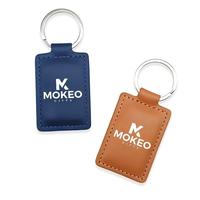 Porte-clés en cuir PU personnalisé avec logo et couleur sur mesure pour les cadeaux promotionnels des concessionnaires automobiles et les accessoires de véhicules