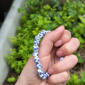 Bracelet en pierre naturelle avec perles de verre colorées, vitalité et force de vie, bijoux sans soudure à marque privée, prototypage rapide - Product Image 4