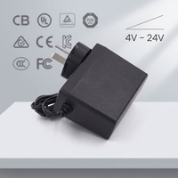 Adaptateur secteur CB UL PSE CCC 5W 10W 12W 15W 5v 12v 15v 19v 21v 24v 1.7a 2a pour caméra CCTV WiFi, alimentation AC DC