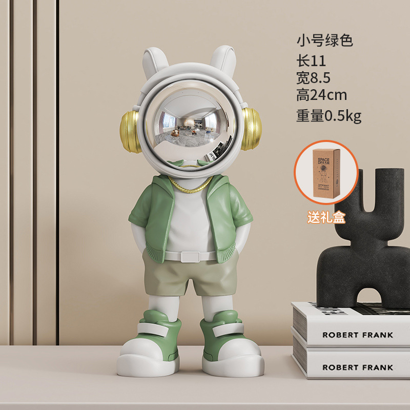 Green Desktop with a Cool Astronaut