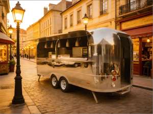 Chariot de nourriture trinitain avec friteuse <span class=keywords><strong>Bara</strong></span> et pot à curry Channa pour sandwichs aux pois chiches, wraps roti et sauce au poivre - Product Image 5