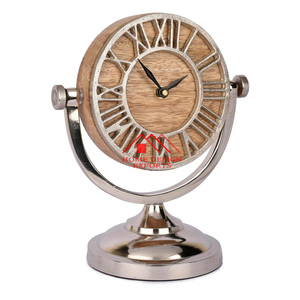 Reloj de mesa de aluminio de diseño elegante de último diseño para decoración de oficina, reloj de escritorio moderno de diseño único más vendido para Navidad - Product Image 5