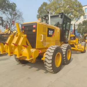 จัดส่งรวดเร็ว รถเกรดเดอร์ล้อตีนตะขาบ Caterpillar 140H/140G/140K มือสอง พร้อมมอเตอร์ ปั๊ม เกียร์บ็อกซ์ PLC ประสิทธิภาพการทำงานที่เสถียร - Product Image 1
