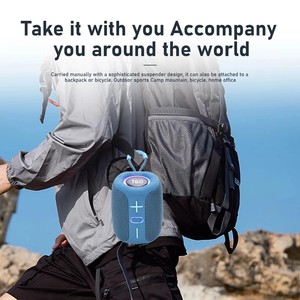 ลำโพง <span class=keywords><strong>TG658</strong></span> BT กลางแจ้งแบบพกพาไร้สายคอลัมน์ขนาดเล็ก3D สเตอริโอ8W เพลงรอบทิศทาง parlante TG 658 - Product Image 5