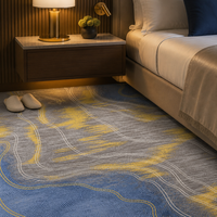 Tapis Axminster de luxe pour chambre d'hôtel 5 étoiles, tapis de sol