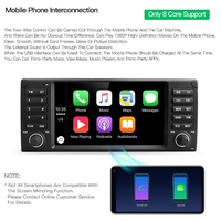 Autoradio Multimédia Lecteur Vidéo pour BMW E53 E39 Série 5 1995-2005 Stéréo GPS Wifi DSP Android Navigation Carplay