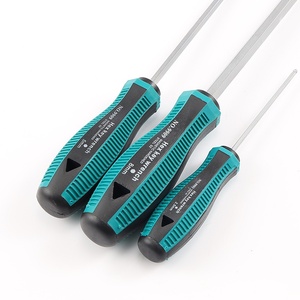 Set di chiavi esagonali <span class=keywords><strong>a</strong></span> <span class=keywords><strong>brugola</strong></span> H1.5-H8 con impugnatura in PP nero, estremità <span class=keywords><strong>a</strong></span> sfera da 50 mm, di grado industriale, con coppia regolabile, finitura cromata, mini cacciavite - Product Image 5