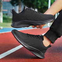 Chaussures de course à lacets pour hommes, personnalisables avec logo, nouvelle collection été, respirantes, en maille, légères, amortissantes et souples