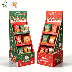 Présentoir de sol ondulé vintage personnalisé, support en papier écologique pliable pour bougies, papeterie rétro et merchandising de cadeaux - Product Image 4