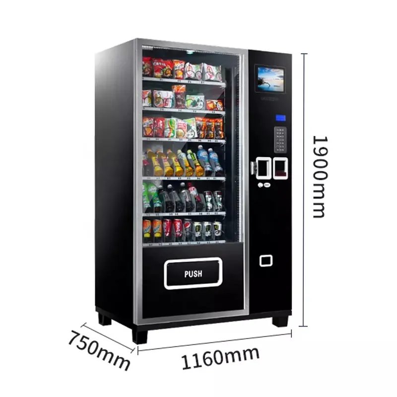 outdoor vending machine combo wifi smart touch screen vending machine/medical vending machine/vending machine coffee