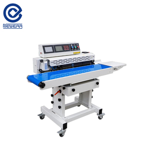 XJY210 <span class=keywords><strong>acier</strong></span> inoxydable manuel aluminium feuille plateau scellage sacs en plastique bande continue scellant Machine à sceller - Product Image 2