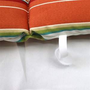 Nuevo estilo 100% poliéster naranja y verde portátil lavable duradero Relax silla cojín asiento para uso al aire libre - Product Image 4
