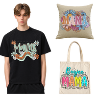 Étiquettes de transfert DTF imprimables pour vêtements, motifs plastisol thermocollants pour presse à chaud, logos pour T-shirts