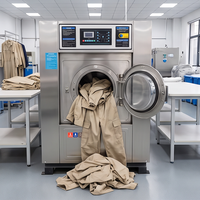 Heavy Duty Fully Suspended Washer Extractor 150kg SKF Bearing for Commercial Laundry