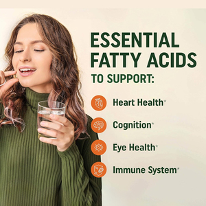 โอเมก้า <span class=keywords><strong>3</strong></span> วีแกนแบบซอฟต์เจลใหม่ล่าสุด น้ำมันสาหร่ายจากพืช ดีเอชเอ อีพีเอ บำรุงสมอง ทางเลือกแทนน้ำมันปลา 60 แคปซูล - Product Image 4