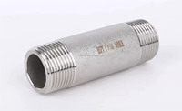 Raccord à double filetage mâle en acier inoxydable 316L résistant à la corrosion 304/316L pour l'industrie pétrochimique