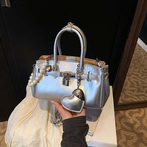 Nouveau sac à bandoulière pour femme avec fermeture éclair et doublure en polyester, sac à main de style tendance - Product Image 5