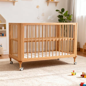 <span class=keywords><strong>Cuna</strong></span> de Madera Multifuncional Montessori con Tablero de Dibujo, Almacenamiento de Haya, Cama <span class=keywords><strong>para</strong></span> Bebés Recién Nacidos - Product Image 1