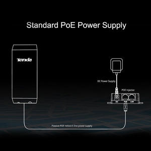 Puente Wi-Fi Punto a Punto para Exteriores Tenda O1-5G de 5.8GHz y 867Mbps, CPE para Exteriores de Larga Distancia de 1KM con 2 Antenas de 9dBi - Product Image 6