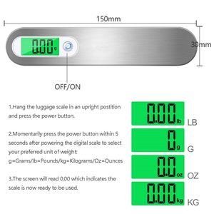 Báscula Digital para Equipaje de 50 kg, Báscula Electrónica Portátil con Pantalla LCD, Balanza para Maletas, Herramienta de Pesaje para Viajes - Product Image 2