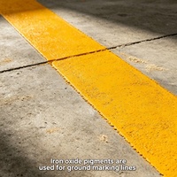 Pigment inorganique ultra-fin 325 Mesh, poudre d'oxyde de fer jaune, pour ciment, carreaux de sol colorés et usage routier, pigments pour cuir inaltérables