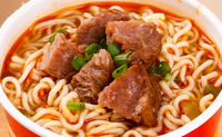 Chinese Spicy Beef for Korean Version Halal Nutritious Wheat Flour Instant Food Fried 24 Cups 62g Bulk Packed