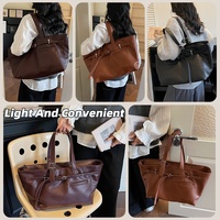 Tas Laptop Tote PU Ringan Tahan Lama dengan Logo Custom, Kapasitas Besar, Tas Selempang untuk Bisnis, Kerja, Kantor, Perjalanan, Gym, Sekolah, Olahraga