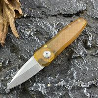 Couteau pliant tactique KASH 7500PE haut de gamme avec lame en acier CPM154 et manche en PEI, pour activités de plein air, EDC, camping, survie et chasse