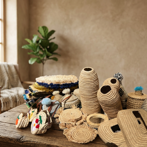 Cesta Artesanal de Mimbre Tejida a Mano, Color Natural, Diseño Tradicional, Decoración para el Hogar, Contenedor de Almacenamiento, Minimalista, Navideño - Product Image 6