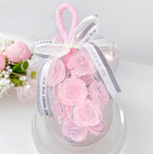 Ranguo - Flores de Jabón Hechas a Mano de Lujo, Cinta Elegante con Forma de Rosa, Diseño Personalizable, Recuerdos de Boda, <span class=keywords><strong>Regalos</strong></span> de Cumpleaños, <span class=keywords><strong>Regalos</strong></span> Corporativos - Product Image 2