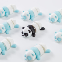 Impresora 3D Blue Panda Personalizada de Fábrica a Precio de Red 22, Juguete Educativo de Prototipado Rápido con Diseño de Animal Adorable
