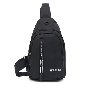 Los hombres de Bolso Negro Oxford bolsa de pecho al aire libre hombro mochila Cruz bolsa de cuerpo de viaje - Product Image 1