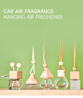 Mini diffuseur d'huiles à roseaux personnalisable Rafraîchisseur d'air en bois avec huiles essentielles pour l'élimination des odeurs de voiture et l'aromathérapie