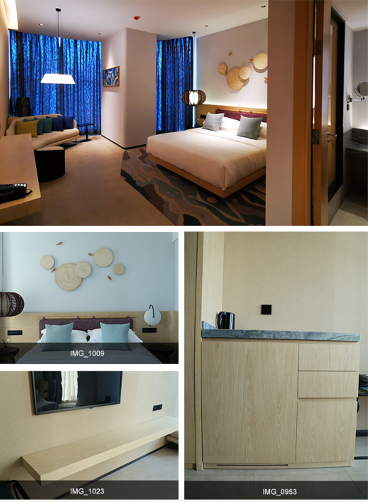 Cheap Factory Price Luxury Modern Fancy Hotel Home Furniture Solid Wooden Bedroom