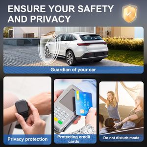 Caja Faraday, Bolsas Faraday para Llaves de Coche, Caja de Bloqueo de Señal, Protector de Llaves de Coche con Entrada sin Llave, Jaula de Protección Antirrobo - Product Image 5