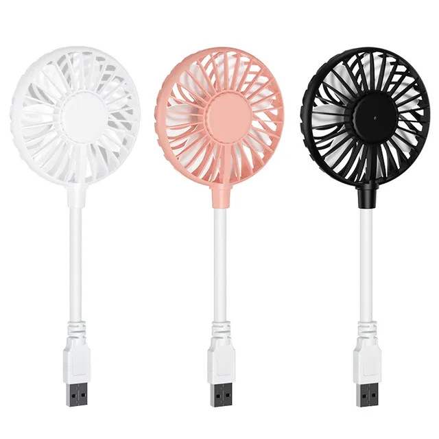 Creative Office Summer Cooling Fan Portable USB Input Fan Adjustable Mini Brushless Mute Fan Laptop for Home Dorm Outdoor