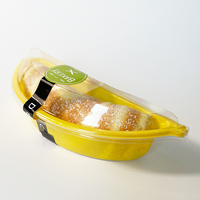 Emballage en plastique blister PET de haute qualité pour boulangerie boîte d'emballage alimentaire personnalisée pour dessert