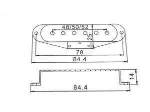 Micros pour guitare électrique à bobine simple en gros, sortie élevée, noir, pour guitare ST - Product Image 3